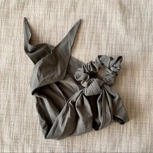 Lululemon hair scrunchie with ribbon